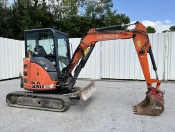 Mini-pelle Hitachi ZX33U-5A CLR (2015) – Occasion