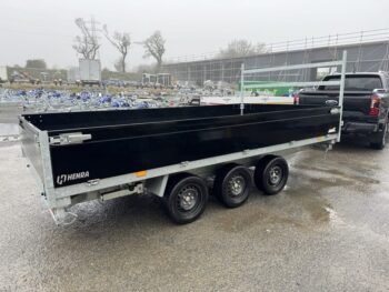 Benne Tri-essieux HENRA KP354020TR – 4,01 x 2,02 m – PTAC 3 500 kg